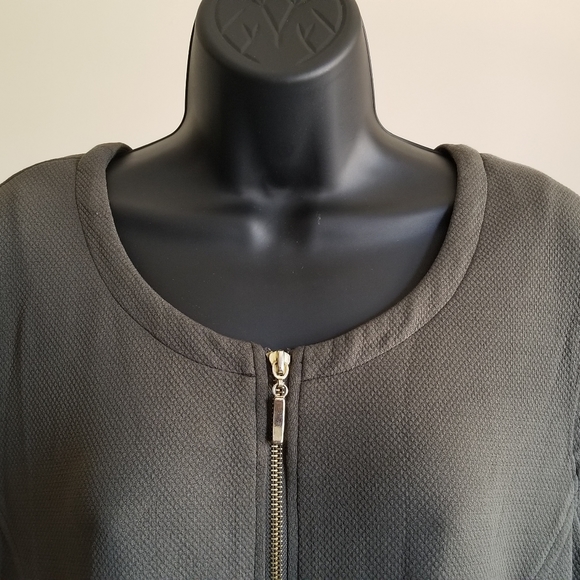 roz&ALI Olive Green Dress - Picture 4 of 14